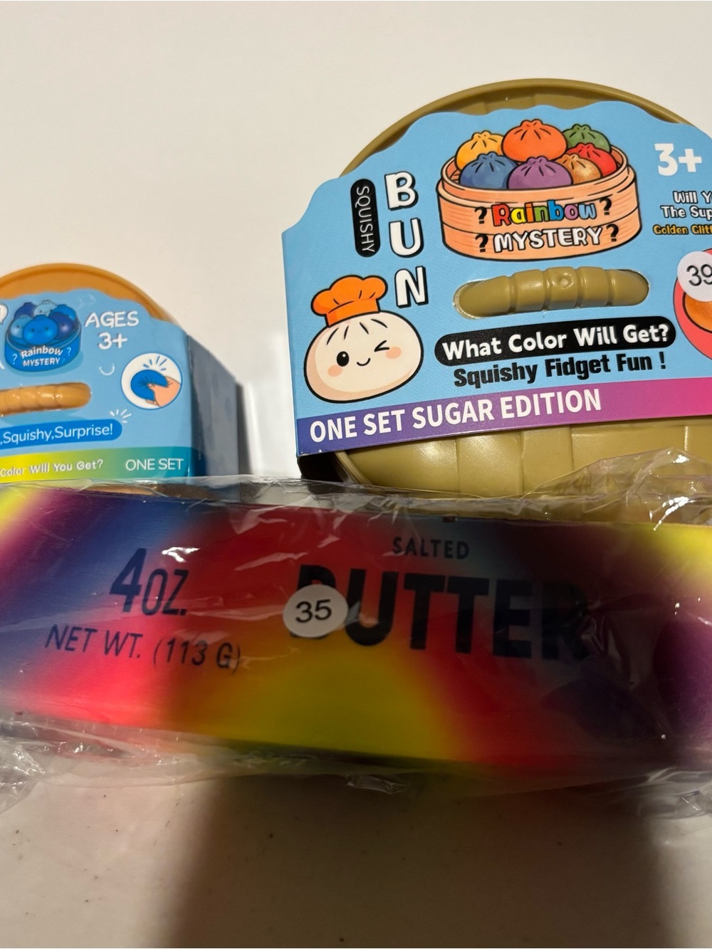 Butter & dimpling & sm. dumpling lot Mystery Squishy Bun Toy kids-adults. Lot